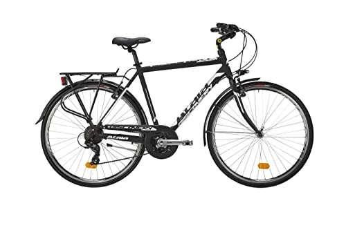 Paseo : Bicicleta de ciudad Atala Discovery S 21 velocidades, color negro / blanco, talla 49