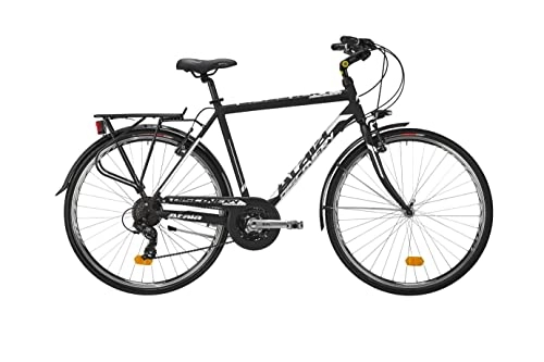 Paseo : Bicicleta de ciudad modelo 2021 Atala Discovery S 21 velocidades, color negro / blanco talla hombre 54
