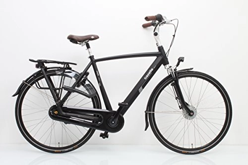 Paseo : Bicicleta holandesa Gazelle Arroyo C7+ para hombre, color negro, 2018, talla 57 cm.
