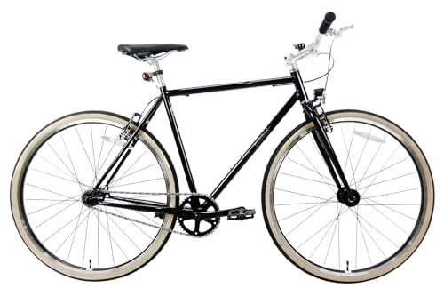 Paseo : Bobbin Shadowplay - Bicicleta para adultos (54 cm), color negro