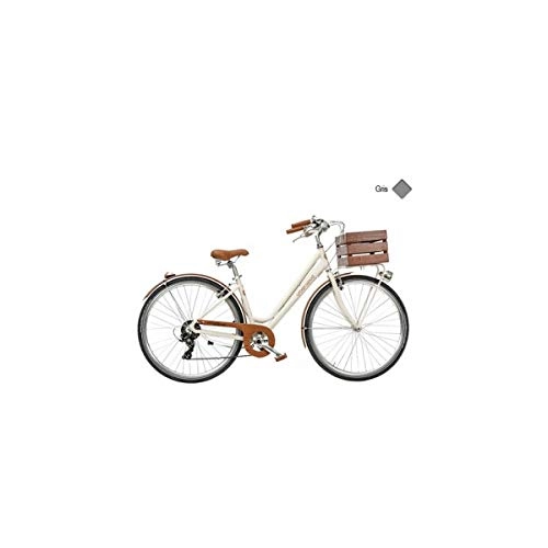 Paseo : Casadini - Bicicleta urbana WOOD 28 para mujer, 7 V, aluminio, gris H44