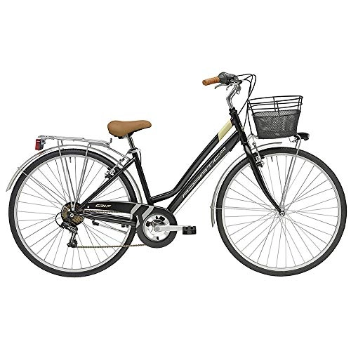 Paseo : CICLI ADRIATICA Bicicleta de Mujer 28 H45 cm 6 V Trend Lady Negro Mate