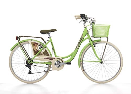 Paseo : CINZIA Belle Epoque Bicicleta de Paseo, Adultos Unisex, Verde, M