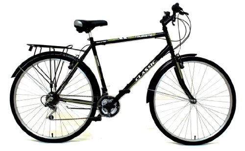 Paseo : Classic - Bicicleta de Barra Alta (neumticos 700C y llanta de 22"), Color Negro