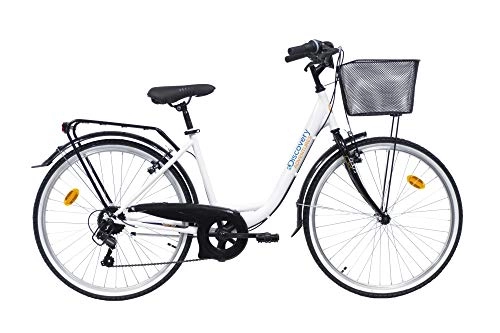 Paseo : DENVER 26, City Bike para Mujer Discovery 26 Pulgadas – Color Blanco