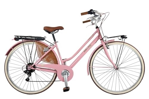 Paseo : Dolce Vita by Canellini Cappuccino - Bicicleta retro vintage de 28" (rosa)