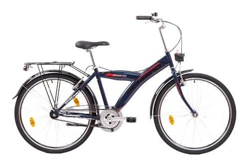 Paseo : F.lli Schiano Chicago Bicicleta de Ciudad, Unisex-Adult, Azul, 26