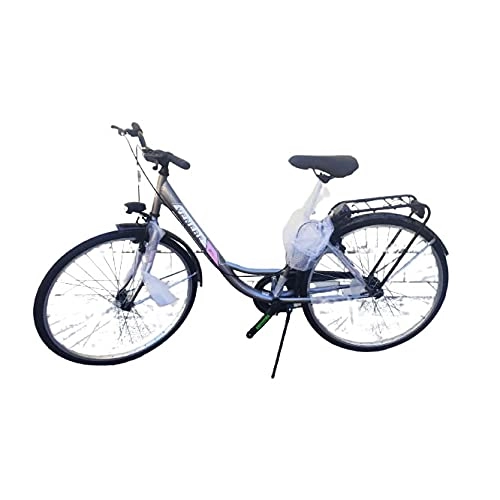 Paseo : F.lli Venere - Bicicleta para mujer, 26 pulgadas, Shl 26000, color gris y rosa