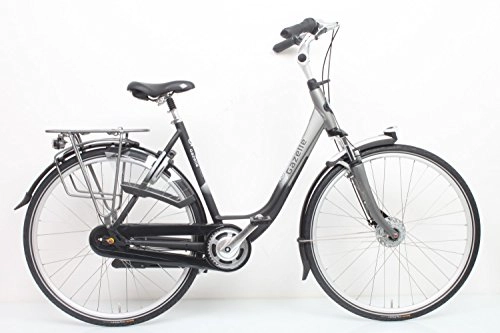 Paseo : Gazelle Arroyo C7+ - Bicicleta de ciudad para mujer (2016, altura del cuadro: 49 cm), color negro