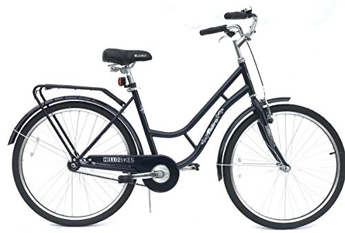 Paseo : HelloBikes - Bicicleta de Ciudad para Mujer (28", 1 Marcha)