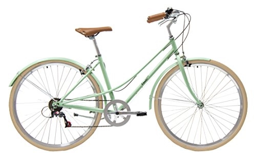 Paseo : Kawaii bicicleta hbrida paseo 7 velocidades verde