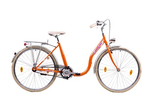 Paseo : Leader Ficarius Bicicleta Urbana, Women's, Naranja, 28