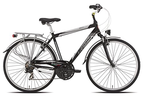 Paseo : Legnano bicicleta 420Amalfi Gent 21V Talla 52Negro (City) / Bicycle 420Amalfi Gent 21S Size 52BLACK (City)