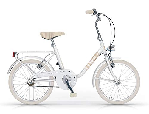 Paseo : MBM Mini Simil-pieghevole Acc S / C Bicicleta, Unisex Adulto, Bianco A28, XX