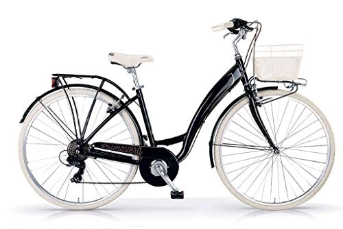 Paseo : MBM Primavera Mono 28 All 6v Bicicleta, Unisex Adulto, Nero LUCIDO A01, XX