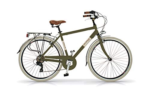 Paseo : Oasi - Bicicleta de 28 pulgadas para hombre Elegance Via Veneto 6 V de aluminio verde
