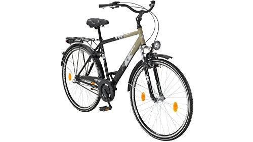 Paseo : ONUX City Bike Hombre Toury, 28 Pulgadas, 3 Marchas, contrapedal 71, 12 cm (28 Pulgadas)