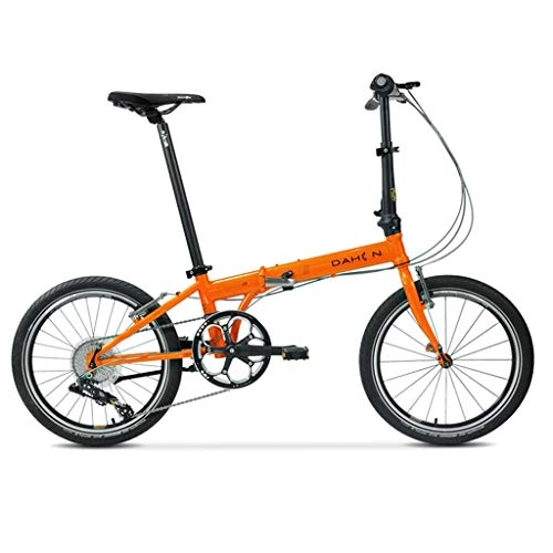 Paseo : Paseo Bicicleta Plegable Bicicleta Unisex 20 Pulgadas Bicicleta Ultraligera Bicicleta Porttil De Velocidad Variable (Color : Orange, Size : 150 * 34 * 93cm)
