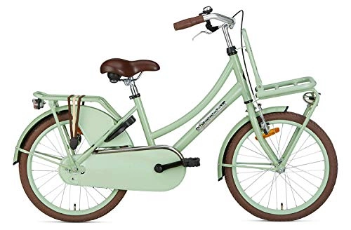 Paseo : POPAL Daily Dutch Basic Single Speed - Bicicleta para niña (20", 32 cm), color verde