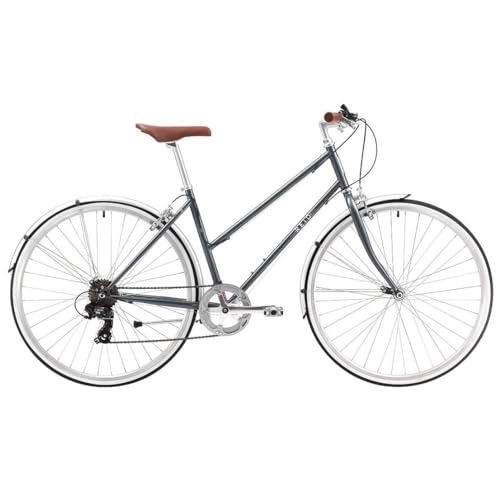 Paseo : Reid Esprit - Bicicleta de 7 velocidades (52 cm), color carbón