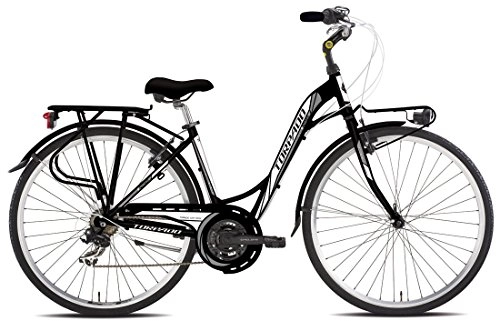 Paseo : torpado bicicleta City Partner Lady 28"Alu 3x 7V Talla 46Negro (City) / Bicycle City Partner Lady 28Alu 3x 7S Size 46Black (City)