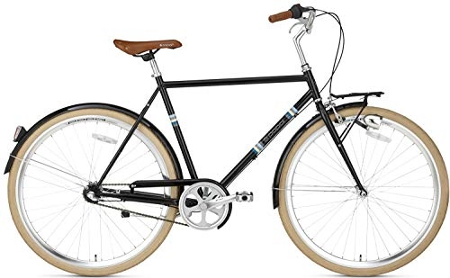 Paseo : Unbekannt Bicicleta de Ciudad Popal Capri N3 de 28 Pulgadas para Hombre, 3 Marchas, Color Negro, tamaño 61 cm, tamaño de Rueda 28.00