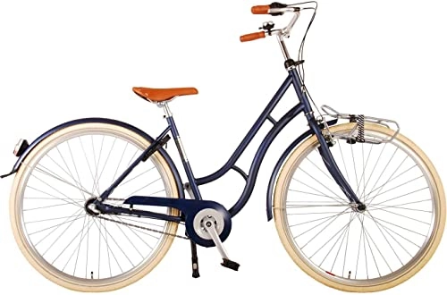 Paseo : Volare Bicicleta de ciudad para mujer, 28 pulgadas, 51 cm, freno de contrapedal 3G, color azul