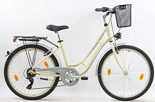 Paseo : Vélo Bicicleta de 26 Pulgadas, con Marco de Aluminio y Equipo City