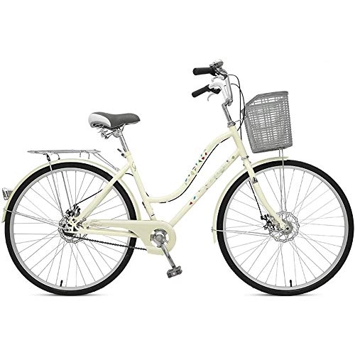Paseo : WOF Primavera de 6 velocidades for mujer Damas y niñas Bicicleta urbana de estilo holandés Bicicleta urbana urbana ligera, Bicicleta urbana for hombres y mujeres, Bicicleta urbana ligera for adultos d