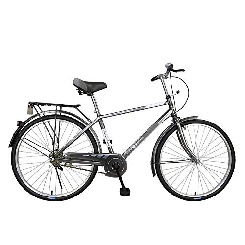 Paseo : XiXia X Bicicleta de montaña Bicicleta Retro Commuter Car High Carbon Steel Urban Recreational Vehicle Men and Women 26 Inch