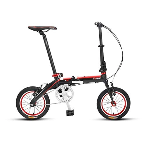 Plegables : 14 pulgadas pequeña rueda bicicleta plegable, portátil ultraligero de bicicletas for adultos, Hombre |Los estudiantes de sexo femenino libre de la instalación de aleación de aluminio de bicicletas, co