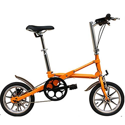 Plegables : AI CHEN Bicicleta Plegable para Adultos de una Segunda Bicicleta Plegable rpida Mini Bicicleta porttil de 14 Pulgadas