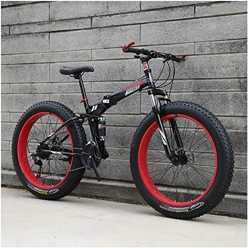 Plegables : aipipl Bicicleta de neumático Gordo Bicicleta Plegable Playa para Adultos Bicicletas de Motos de Nieve para Hombres Mujeres Bicicleta Todoterreno