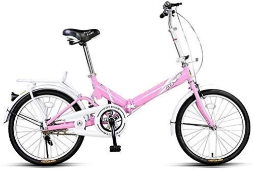 Plegables : AJH Bicicletas Plegables portátiles Ligeros para Adultos de 20 Pulgadas Bicicletas Plegables Bicicletas Plegables Plegable Individual Velocidad de Bicicletas