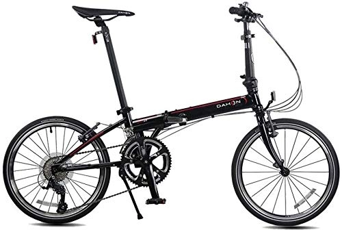 Plegables : AJH Las Bicicletas Plegables Bicicletas Plegables Bicicletas Unisex de 20 Pulgadas Frenos de Disco Shift Portable de los Deportes de Bicicletas (Color: púrpura, tamaño: 150 * 32 * 107 cm)