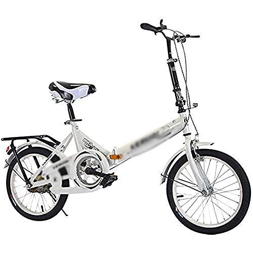 Plegables : Aleación portátil plegable ciudad bicicleta adulto ultraligero velocidad variable bicicleta para trabajar estudiante marco plegable bicicleta
