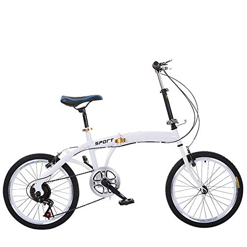 Plegables : AUKLM Comfort Bikes Bicicleta Plegable de 20 Pulgadas para Ejercicios aerbicos, Velocidad Variable, Bicicleta Ultraligera Adecuada para Carreteras de montaña y Carreteras de Lluvia y Nieve