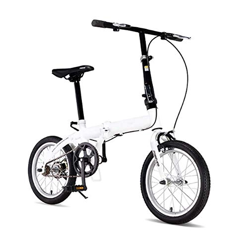 Plegables : AUKLM Comfort Bikes Ejercicio aerbico 15"Bicicleta Plegable Unisex Adultos Mini Bicicleta de Ciudad de aleacin Ligera para Hombres y Mujeres Shopper con Manillar Ajustable y silln de Confort, Alum