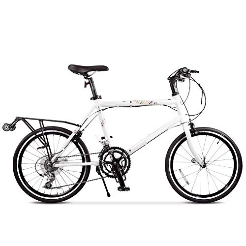 Plegables : BANGL B Bicicleta Plegable Ocio Bicicleta de Carretera Ciudad Bicicleta Plataforma Versión 20 Pulgada 18 Velocidad