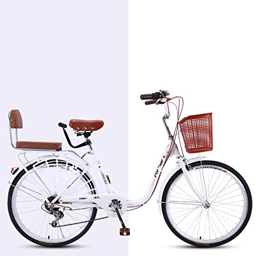 Plegables : BEIGOO 24 Pulgadas Urbano City Bike para Adulto - 7 Velocidad Cruiser - Altura Recomendada 150-170 cm-7velocidades-G