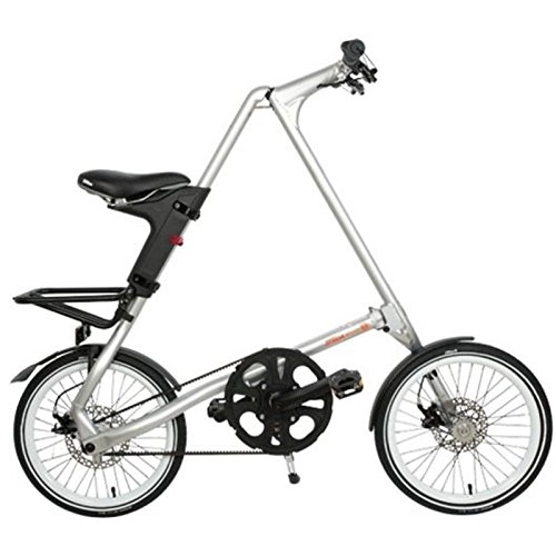 Plegables : Bicicleta – Bicicleta plegable – Bicicleta plegable de strida Evo 16 todos los colores y extras, color Sand Silver, tamaño 16, tamaño de rueda 16.00 inches