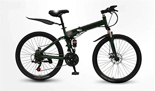 Plegables : Bicicleta de montaña plegable, hombres y mujeres universal mini bicicletas, 26" de velocidad variable bicicleta de montaña, Doble amortiguadora de golpes Estudiante MTB Racing, Carretera / piso de tie