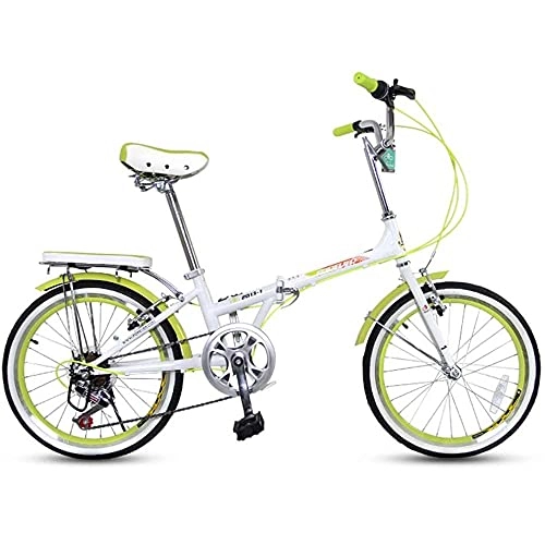 Plegables : Bicicleta para niños Masculina y femenina Bicicleta al aire libre Bicicleta plegables Hombres y mujeres Adult Ultra-Light Pequeña Bicicleta Pequeña Bicicleta 20 pulgadas Desplazamiento Ajustable Veloc