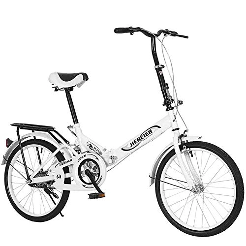 Plegables : Bicicleta plegable de 20 pulgadas, bicicleta portátil para mujer, trabajo ligero, bicicletas plegables ultraligeras para adultos, niños, estudiantes, hombres, bicicleta ligera para compradores, 20in
