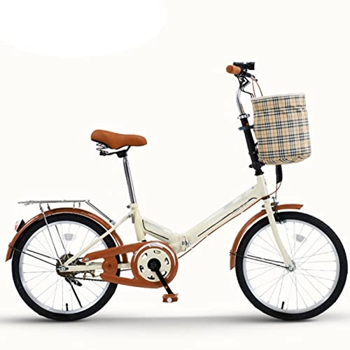 Plegables : Bicicleta Plegable de Velocidad Variable de 16 Pulgadas Bicicleta Plegable Tándem de Ciudad Bicicletas Plegables con Freno de Disco Doble Bicicleta Ligera para Desplazamientos Hombres Mujeres Unisex