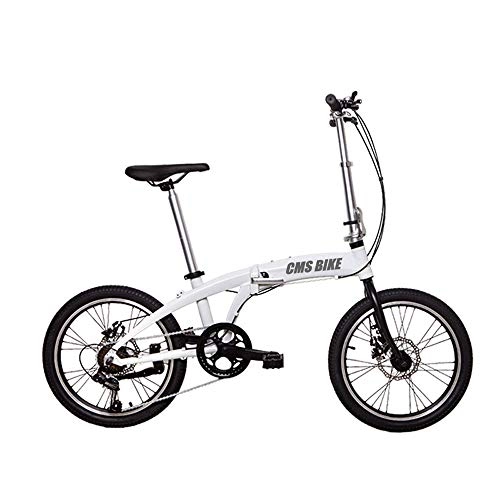 Plegables : Bicicleta plegable de velocidad variable, ruedas de 20 pulgadas, aleación de aluminio ultraligera y bicicleta de freno de disco portátil, absorción de impactos, coche de estudiante, scooters de movi