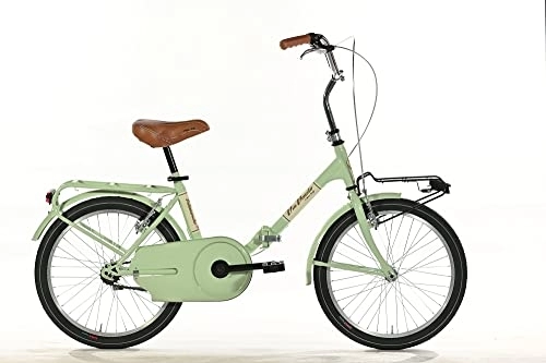 Plegables : Bicicleta plegable Folding veloz, de una sola pieza, color verde