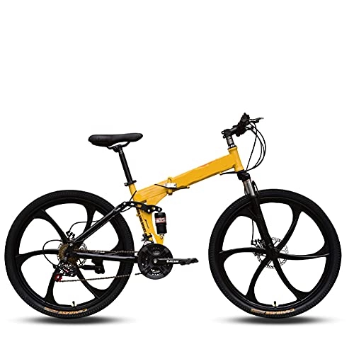 Plegables : Bicicleta Plegable para Adultos, 24 26 pulgadas Bike Sport Adventure - Bicicleta para joven, mujer Mountain Bike, Aluminio, Unisex Adulto / D / 24inch