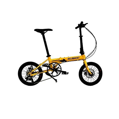 Plegables : Bicicleta plegable ultraligera Veloquest (amarillo místico)