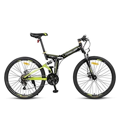 Plegables : Bicicleta Plegable Unisex 26 pulgadas plegable bicicletas, ligero y portátil de bicicletas bicicleta de montaña, bicicleta de la velocidad variable, bicicletas for adultos plegables ( Color : B )